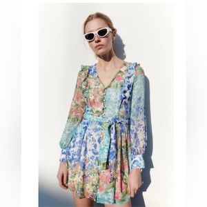 Zara Floral Print Dress